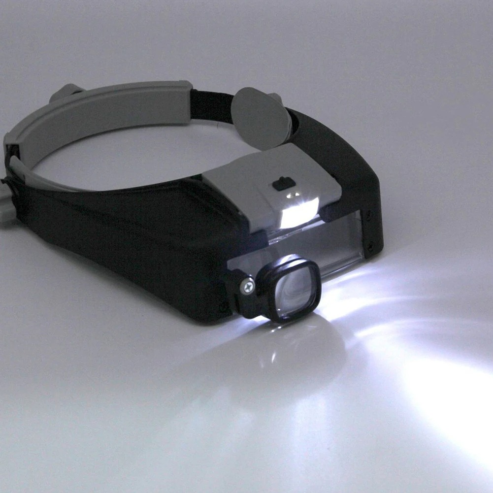 LED 拡大鏡メガネ ヘッドマウント 1.5X 6X 8X  - Electronics Repair Hobby のレビューと価格